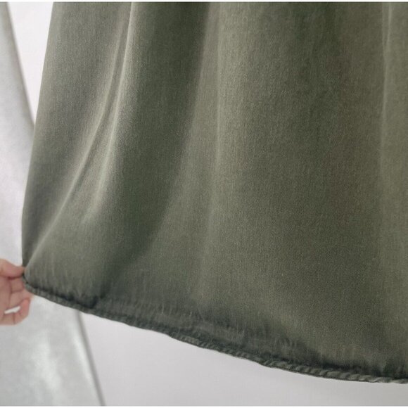 Eddie Bauer Men's Casual Button Down Shirt - Olive Green - Picture 10 of 10